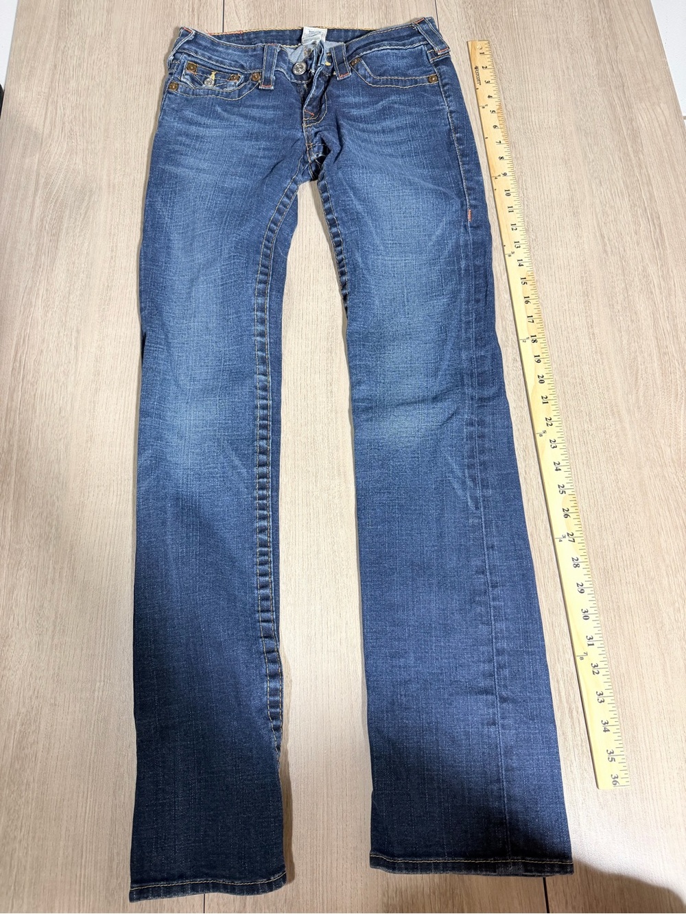 True Religion Women's Blue Boot Cut Jeans